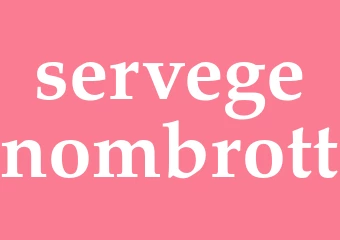 Synonym servegenombrott