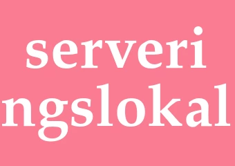 Synonym serveringslokal