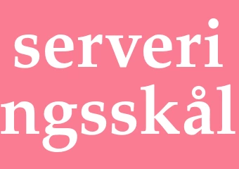 Synonym serveringsskål
