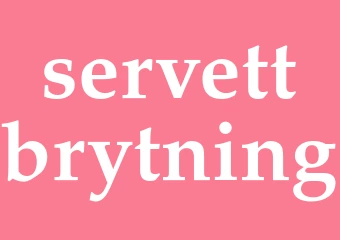 Synonym servettbrytning