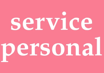 Synonym servicepersonal