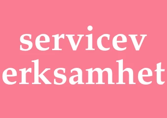 Synonym serviceverksamhet