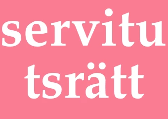 Synonym servitutsrätt