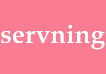 Synonym servning