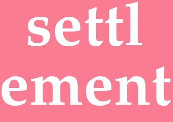 Synonym settlement