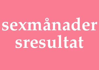 Synonym sexmånadersresultat