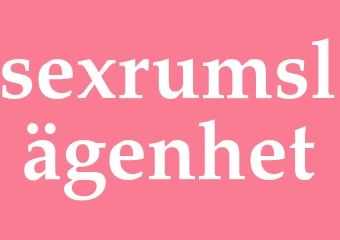 Synonym sexrumslägenhet