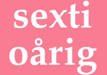 Synonym sextioårig