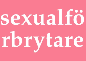 Synonym sexualförbrytare