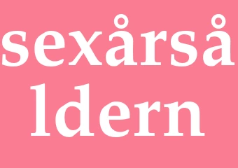Synonym sexårsåldern