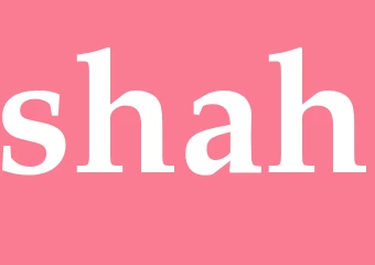 Synonym shah