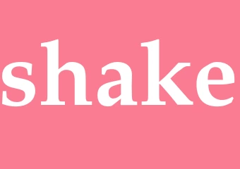 Synonym shake