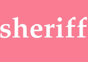 Synonym sheriff