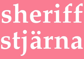 Synonym sheriffstjärna