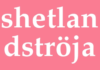 Synonym shetlandströja