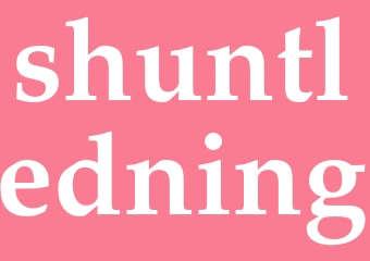 Synonym shuntledning