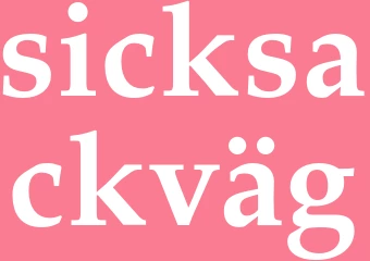 Synonym sicksackväg