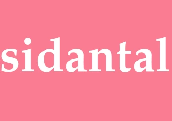 Synonym sidantal