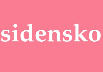 Synonym sidensko