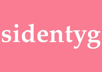 Synonym sidentyg