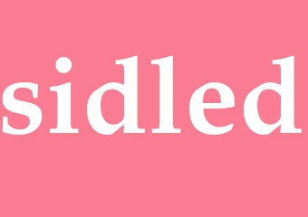 Synonym sidled