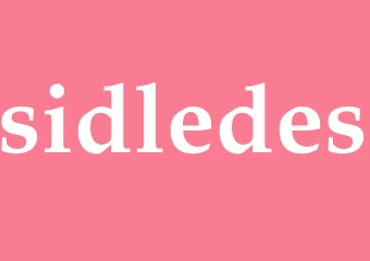 Synonym sidledes