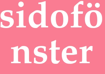 Synonym sidofönster