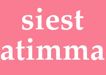 Synonym siestatimma