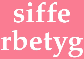 Synonym sifferbetyg