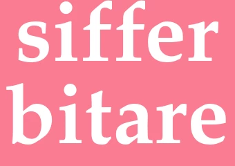 Synonym sifferbitare