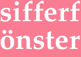 Synonym sifferfönster