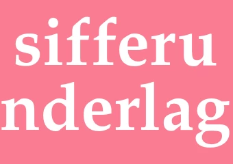 Synonym sifferunderlag