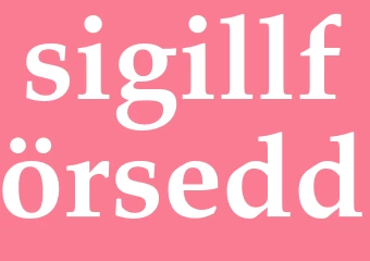 Synonym sigillförsedd