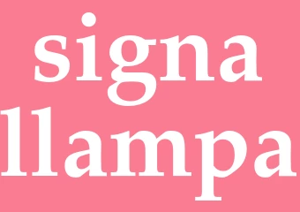 Synonym signallampa