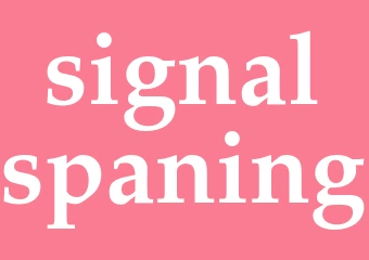 Synonym signalspaning