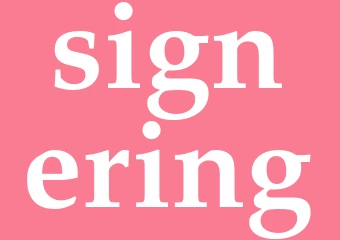 Synonym signering