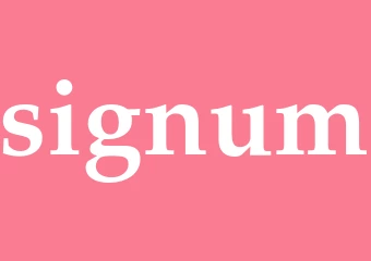 Synonym signum