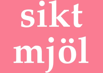 Synonym siktmjöl