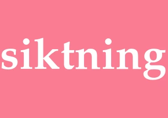 Synonym siktning