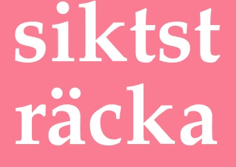 Synonym siktsträcka