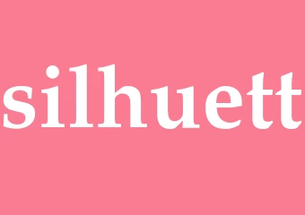 Synonym silhuett