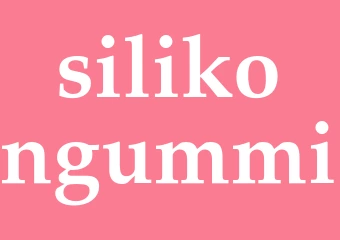 Synonym silikongummi