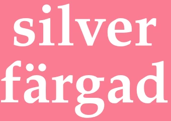 Synonym silverfärgad