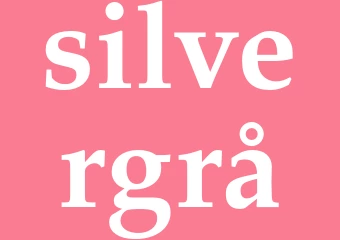 Synonym silvergrå