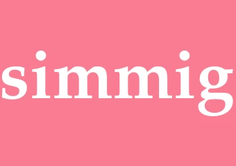 Synonym simmig