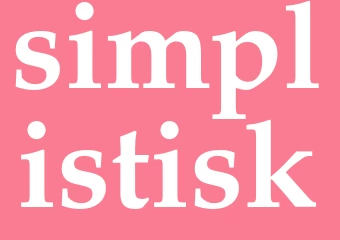 Synonym simplistisk