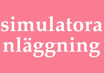 Synonym simulatoranläggning
