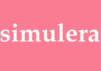 Synonym simulera