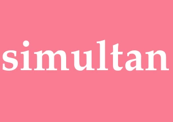 Synonym simultan