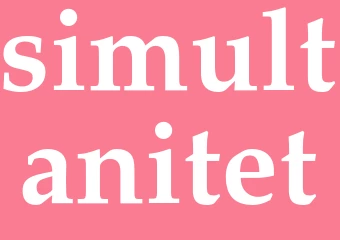 Synonym simultanitet